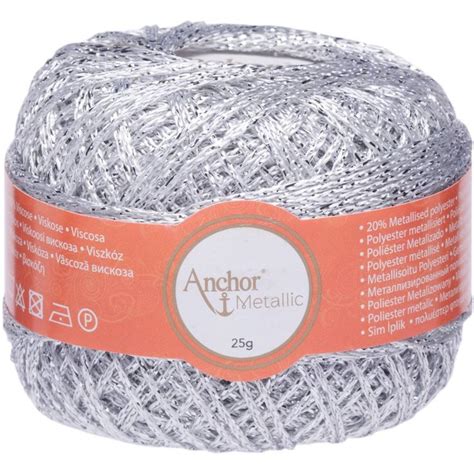 metallic silver yarn knit fabric|anchor artiste metallic fingering yarn.